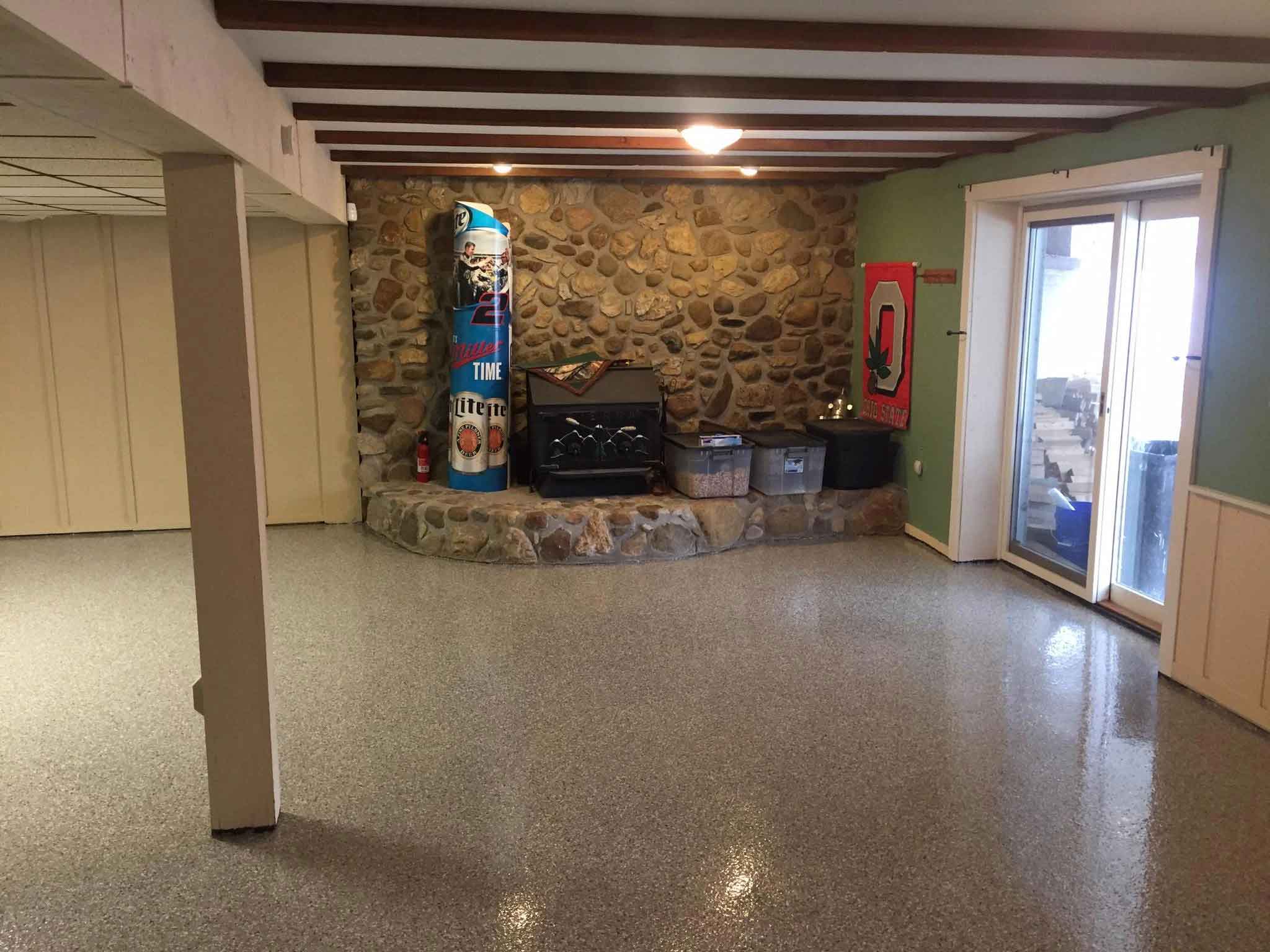 Walkout basement transformation!!! - Seal Toledo Concrete Protection ...